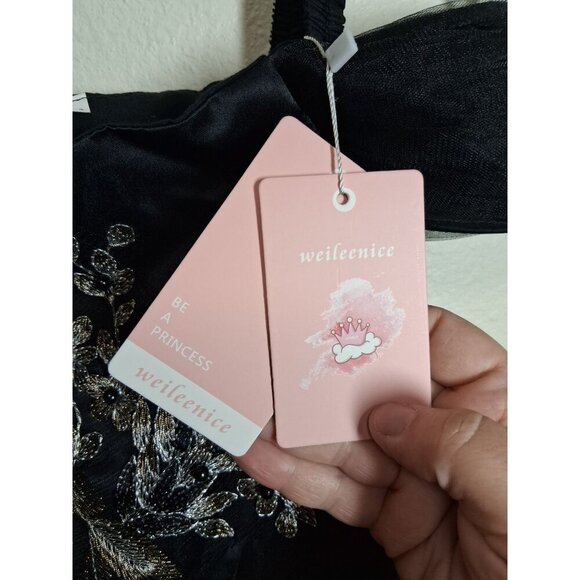 NWT Formal Party Dress Dance Prom Retro Y2K Boho Whimsigoth Size XS/Small - Picture 7 of 8